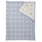 cotton blanket シャーンスンド シングル（light blue）140×180cm｜KLIPPAN