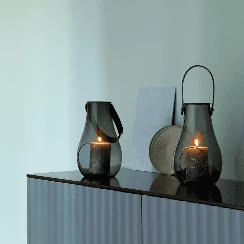 ホルムガード ランタン S Mのセット DESIGN WITH LIGHT ランタン(スモーク) |HOLMEGAARD – PIANO
