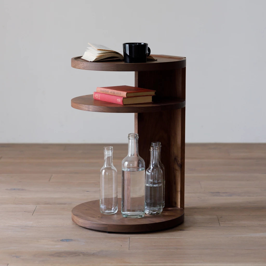 ドレクセル ドラム　サイドテーブル　定価35万 CARAMELLA Circle Side Table 039 – PIANO ISOLA