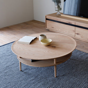 美品　ヒラシマ　BORDO Oval Table オーク　ローテーブル HIRASHIMA BORDO Oval Table / ヒラシマ ボルド オーバル