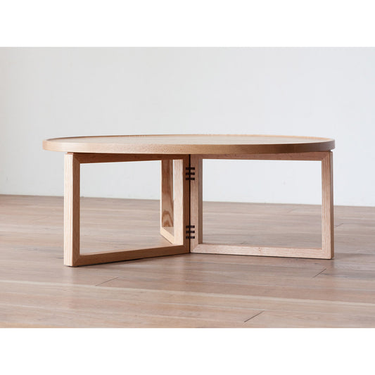 アウトレット SPAGO Circle Table 084 oak 天板ウレタン塗装｜A0511