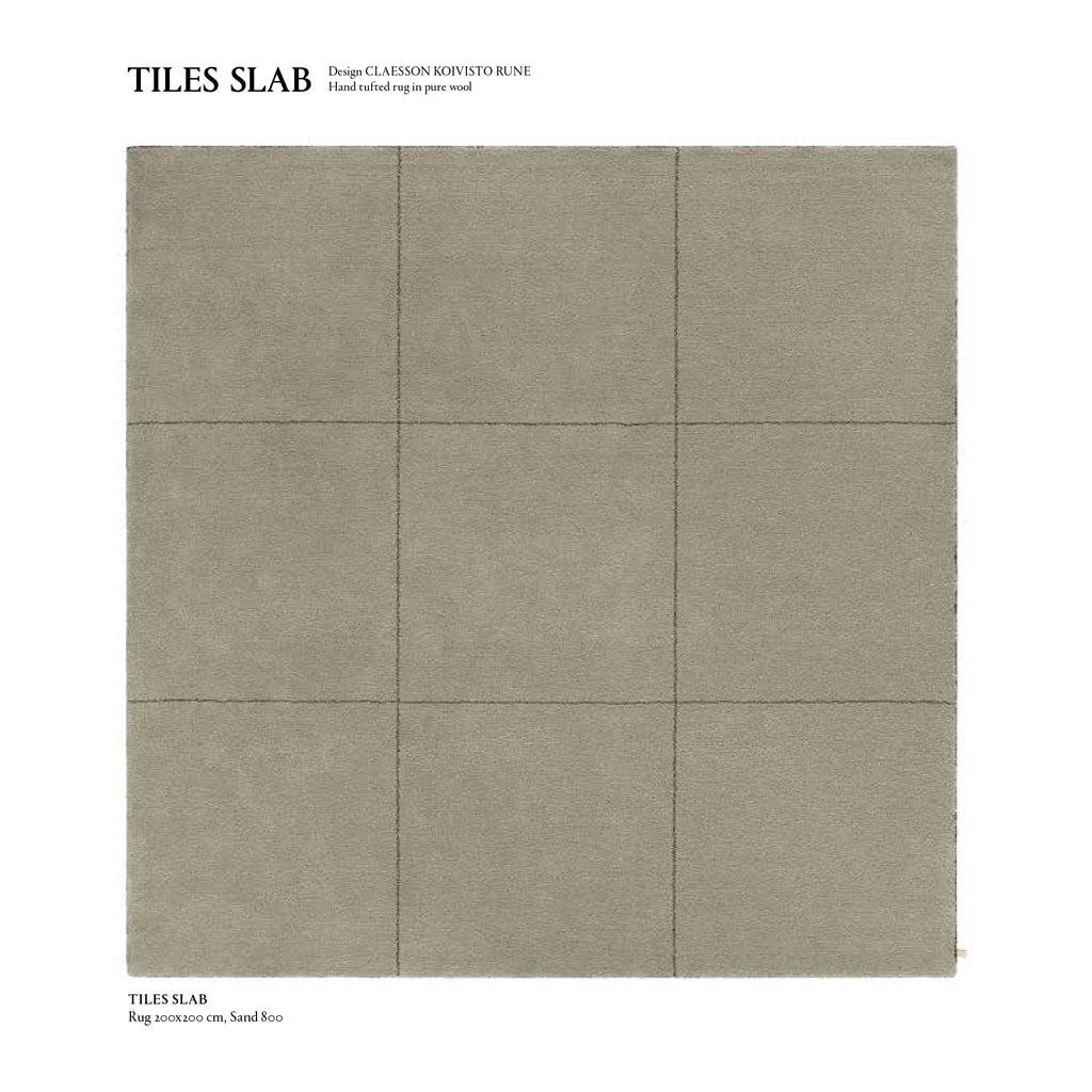 ラグ TILES SLAB｜KASTHALL