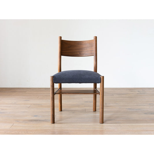 アウトレット TIPO Shelf Side Chair walnut リコ チャコールグレー｜A0610